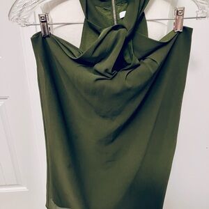 Naked Zebra Forest Green Top